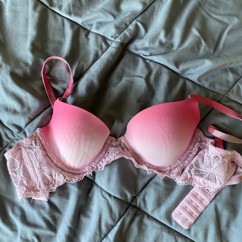 Pink bra